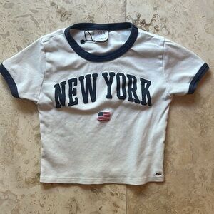 Zara‎ girls cropped T-shirt. Size 11.
